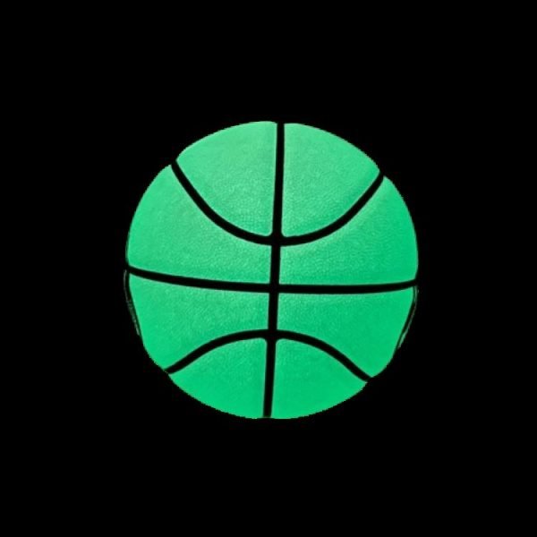luminous leather basketball