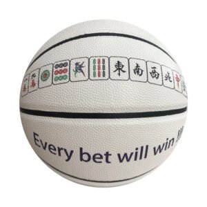 Basketball outdoor And Indoor Game Basketball white Custom Print Ball-1