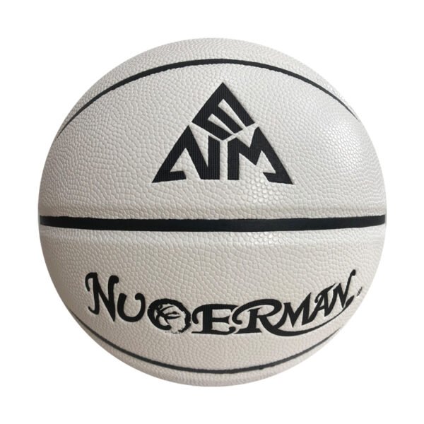 Basketball outdoor And Indoor Game Basketball white Custom Print Ball-3