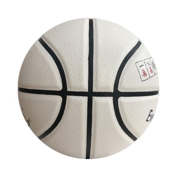 Basketball outdoor And Indoor Game Basketball white Custom Print Ball-4